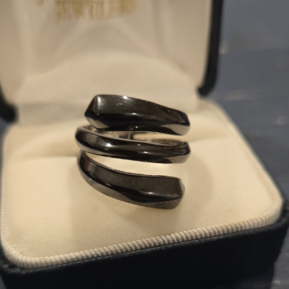 Silver Spiral Ring